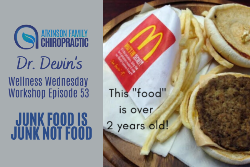 Junk Food is Junk Not Food