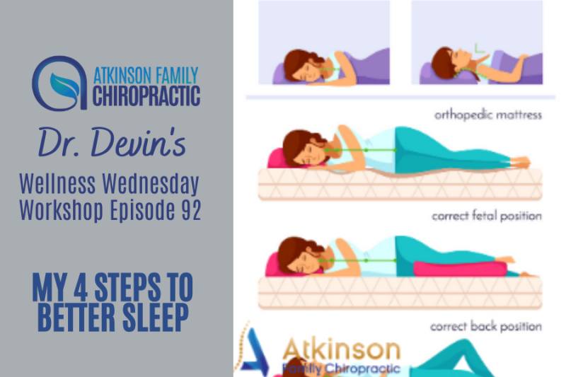 My 4 steps to better sleep