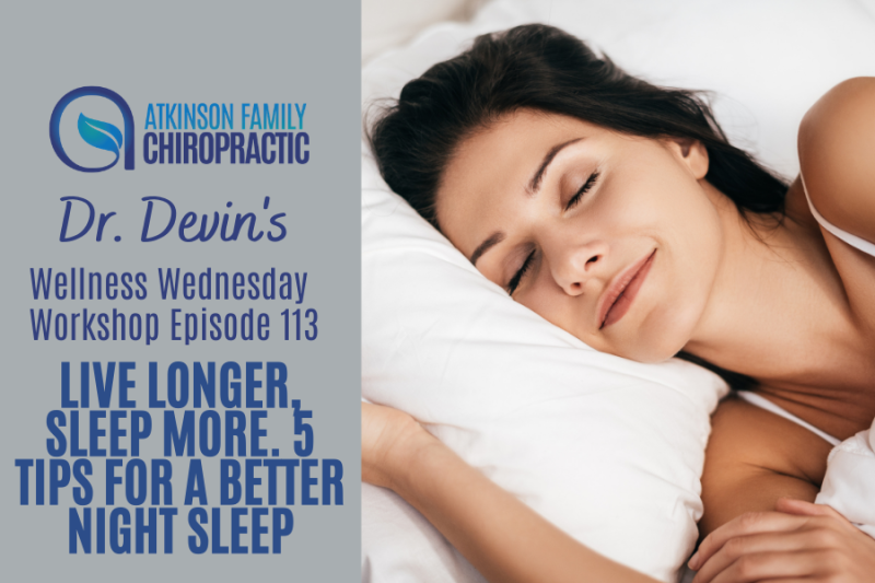 Live Longer, Sleep More