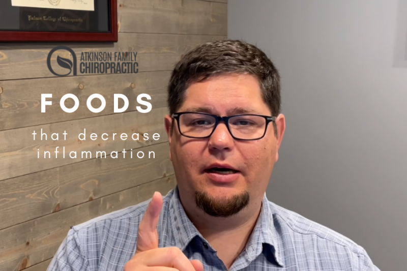 Foods that decrease inflammation